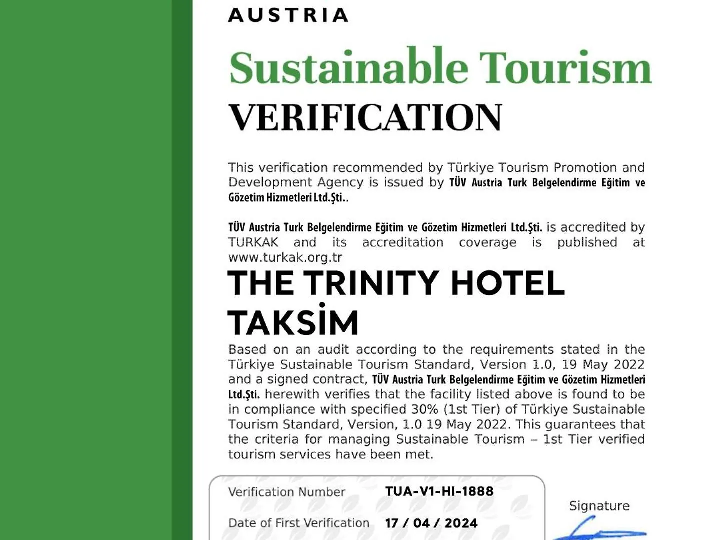 The Trinity Hotel Taksim - Special Category Istanbul